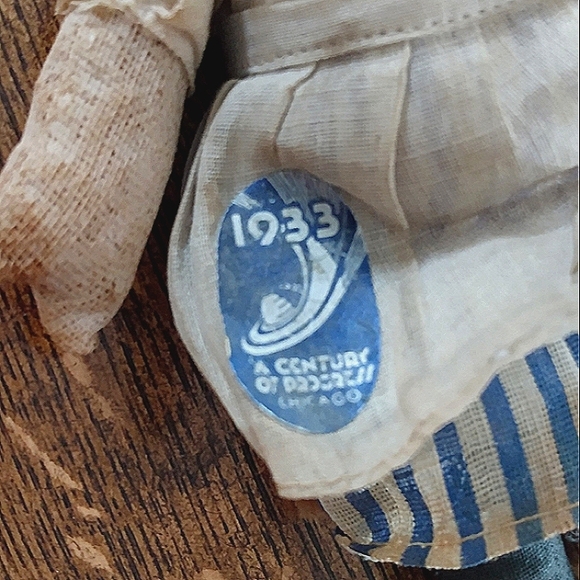 Chicago World's Fair 1933 Souvenir Dutch Doll - Picture 5 of 6